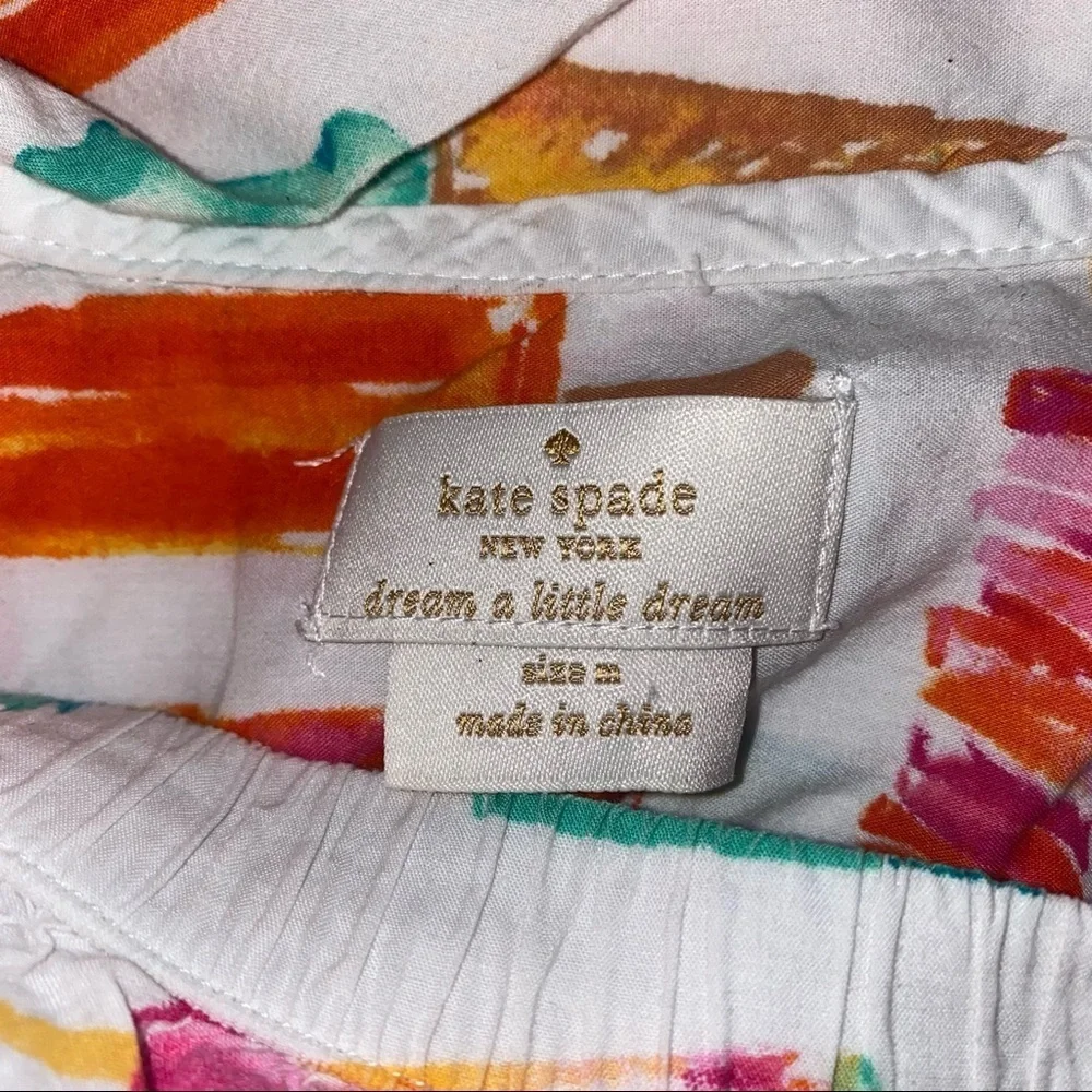 Kate spade New York flavor of the month ice cream popsicle cropped pajamas M pjs